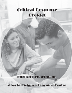 Critical Response Booklet.pmd