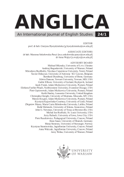 An International Journal of English Studies 24/1