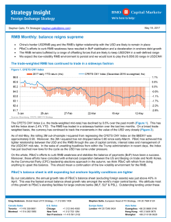 RMB Monthly - BMO Capital Markets