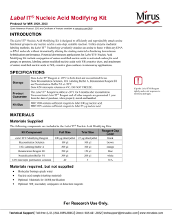 Label IT&reg; Nucleic Acid Modifying Kit