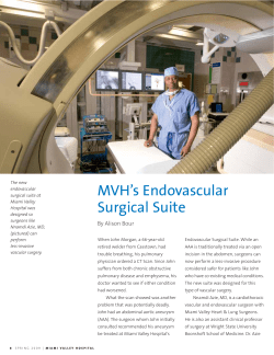 MVH`s Endovascular Surgical Suite