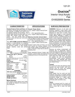 Ovation&reg; Interior Vinyl Acrylic Paint, Flat