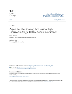 Argon Rectification and the Cause of Light Emission in Single