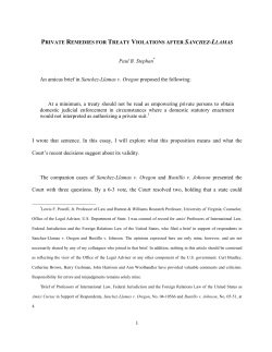 1 Paul B. Stephan An amicus brief in Sanchez
