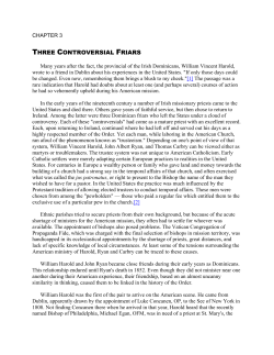 Three Controversial Friars