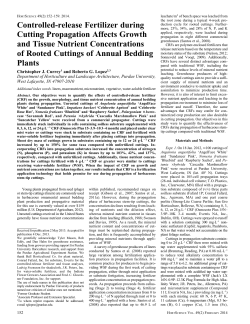 Controlled-release Fertilizer during Cutting