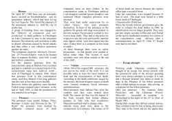 History On April 28th, 1944 there was an extremely heavy air