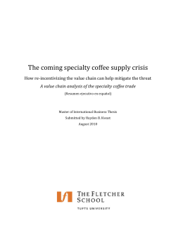 The coming specialty coffee supply crisis