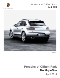 Porsche of Clifton Park April 2016