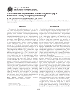 - Journal of Dairy Science