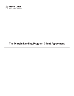 The Margin Lending Program Client Agreement