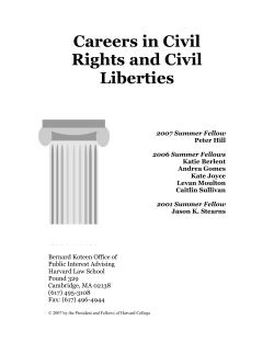 Insider`s Guide to Civil Rights and Civil Liberties