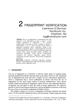 2 FINGERPRINT VERIFICATION