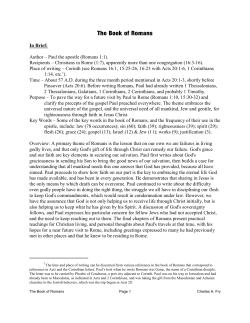 The Book of Romans