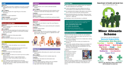 Minor Ailments Scheme - Isle of Man Government
