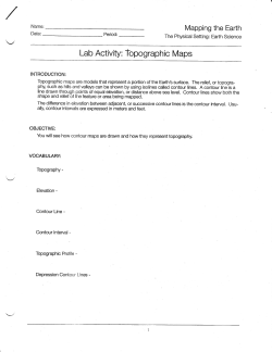 Lab Activity: lbpographic Maps