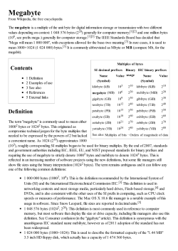 Megabyte - e-library WCL
