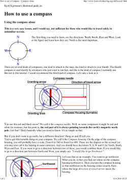 How to use a Compass
