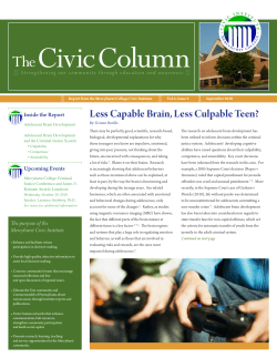 Less Capable Brain, Less Culpable Teen?