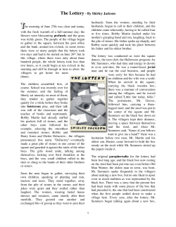 The Lottery - By Shirley Jackson