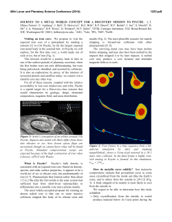JOURNEY TO A METAL WORLD: CONCEPT FOR A DISCOVERY