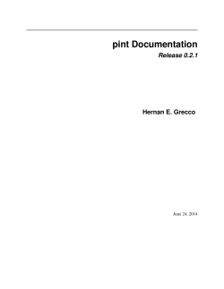 pint Documentation