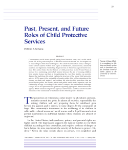 Past, Present, and Future Roles of Child Protective Services