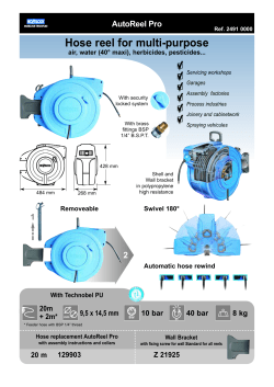 Hose reel for multi-purpose