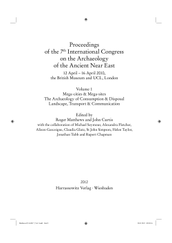 Socio-Political and Economic Aspects of Refuse Disposal in Late