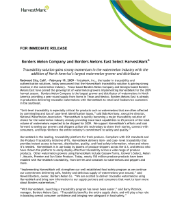 Borders Melon Company and Borders Melons East