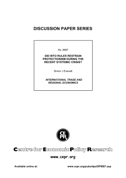did wto rules restrain protectionism during the