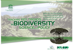 Tracking key trends in biodiversity science and policy