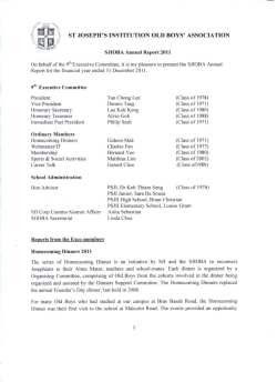 ST JOSEPH`S INSTITUTION OLD BOYS` ASSOCIATION 1