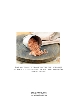 Live a life so mysterious that the only adequate explanation is the