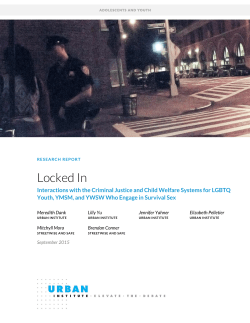 Locked In: Interactions with the Criminal Justice and