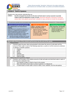 5-ESS2-2 Earth`s Systems