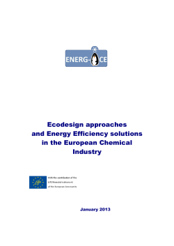 Ecodesign approaches and Energy Efficiency soluti