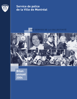 Bilan annuel 2004