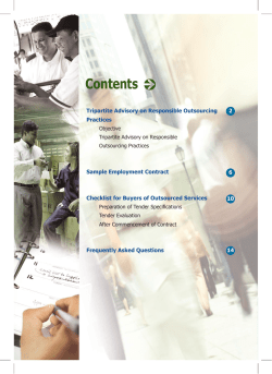 Responsible Outsourcing Practices