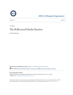 The Bollywood Hindu Heroine