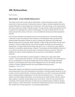 108: Hydrocarbons