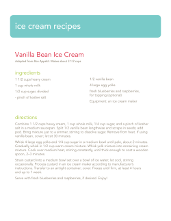 ice cream recipes