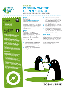 penguin watch: citizen science