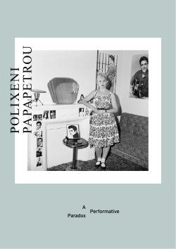 Polixeni Papapetrou A Performative Paradox PDF