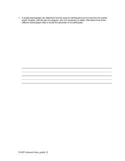 NAEP released item, grade 12