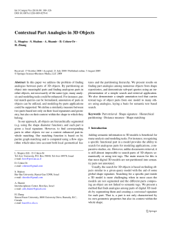 Contextual Part Analogies in 3D Objects - Computing Science