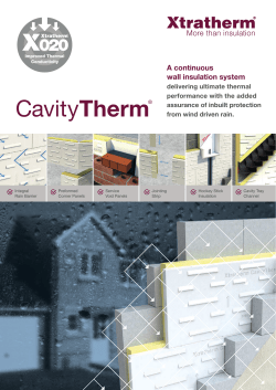 Cavity Therm - Xtratherm.ie