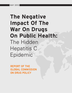 The Negative Impact Of The War On Drugs On Public Health: