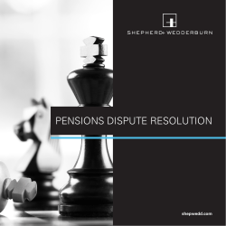 pensions dispute resolution