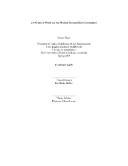 The Grapes of Wrath and the Modern Sustainability Conversation